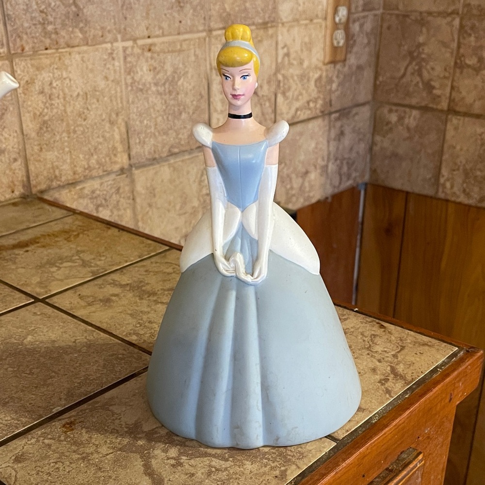 Avon-Vintage Cinderella Bank Disney Plastic Piggy Bank